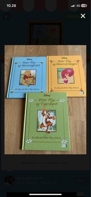 Peter plys, Disney, Peter plys bøger, perfekte til den rolige godnat historie. 
Tag alle 3 bøger for