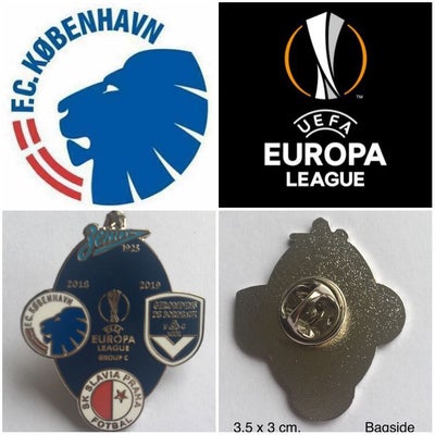 Badges, FCK Pin Badges., 2018/19 Europa League Gruppe C. pin badges (NY)

FC København’s Gruppe.

3,