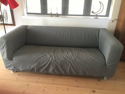Sofa, bomuld, 3 pers. , Klippan, 2 stk. grå sofaer sælges af mærket "Klippan" fra Ikea. Pæn stand. 1