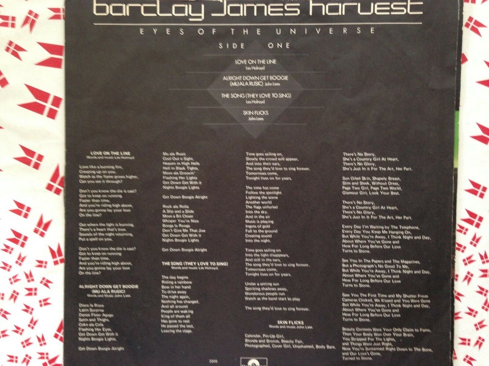LP, Baclay James harvest, Eyes of the Universe