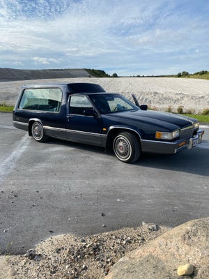 Cadillac DeVille, 4,5 V8, Benzin, aut. 1989, km 315000, mørkeblåmetal, klimaanlæg, aircondition, ABS