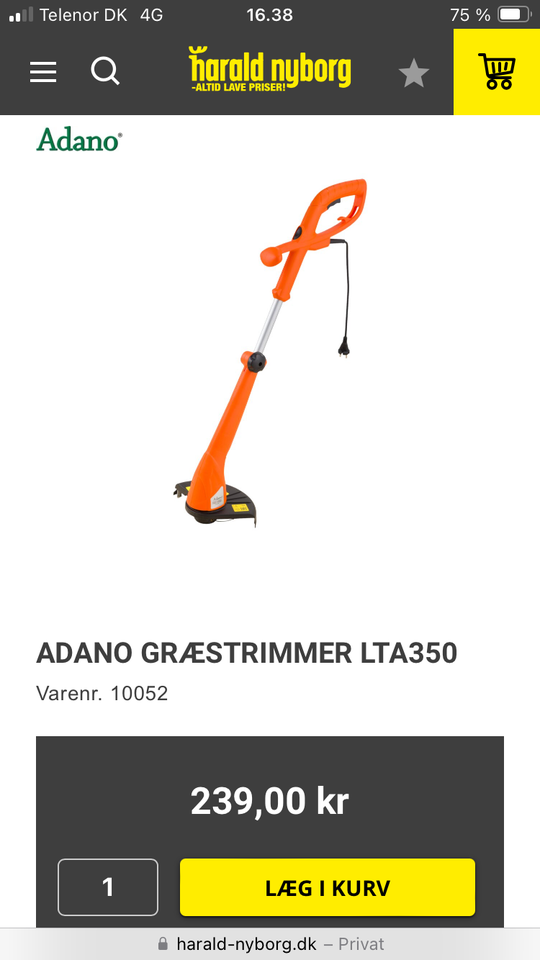 Græstrimmer, Adano