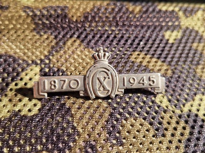 Medalje, Christian x's nål, Flot Christian X nål i sølv.
2 verdenskrig ww2 frihedskæmper patriot 
+ 