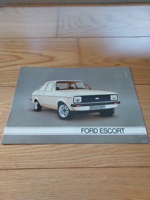 Biler, Ford Escort, Ford Escort, salgsmateriale på dansk