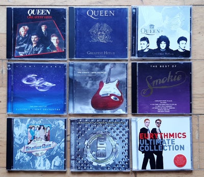 Queen, E.L.O., Dire Straits, Smokie, Status Quo...: Greatest Hits / The Best of..., rock, Vedhæftede