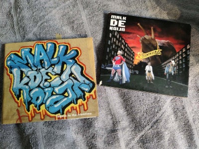 Malk De Koijn: 2 CD titler, hiphop, Note:
Lidt overfladeridser
som ofte skyldes disse pap-CD-covers
