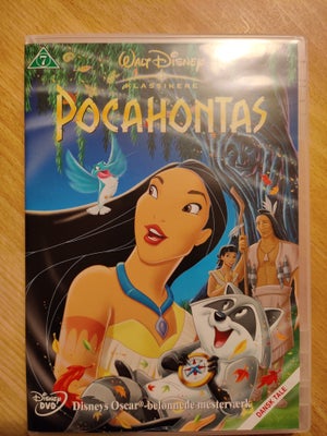 Pocahontas, DVD, tegnefilm, Walt Disney klassiker tegnefilm med dansk tale