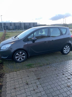 Opel Meriva, 1,4 T 120 Cosmo eco, Benzin, 2014, km 147000, gråmetal, træk, aircondition, ABS, airbag