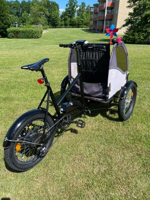 Ladcykel, Cargo kid Cruiser Tumbler El ladcykel   , 7 gear, Super lækker og velholdt El ladcykel med