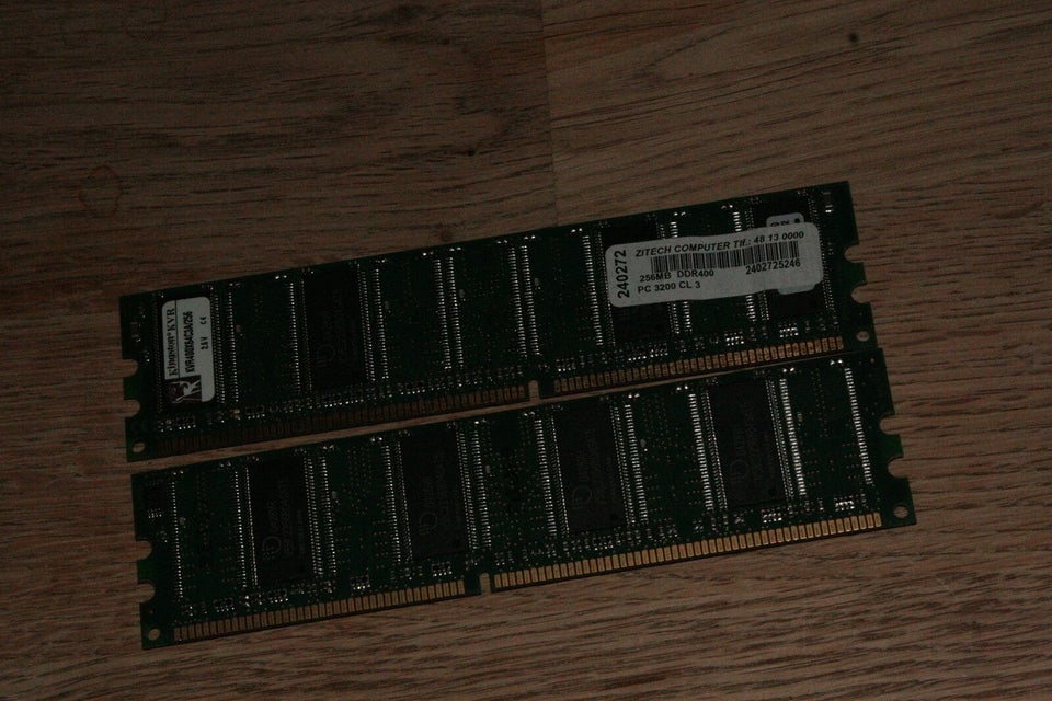 Kingston, 2x256MB(512MB), DDR SDRAM
