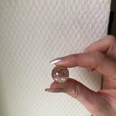 Smykker og sten, Mini kugle, Rutilkvarts mini krystal kugle 