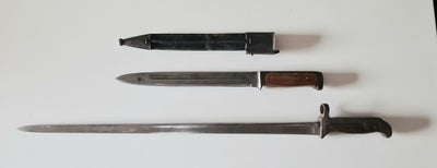 Militær, Dansk bajonet og Dansk befalingsmand kniv, Dansk Kårde bajonet M/1915
Dansk Befalingsmands 