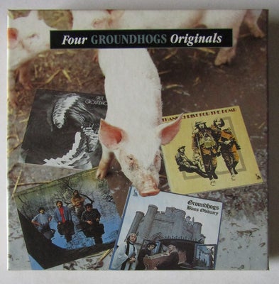 Groundhogs: Four Groundhogs Originals, rock, 4 CD-boks m. de fire første Groundhogs-albums med mini-