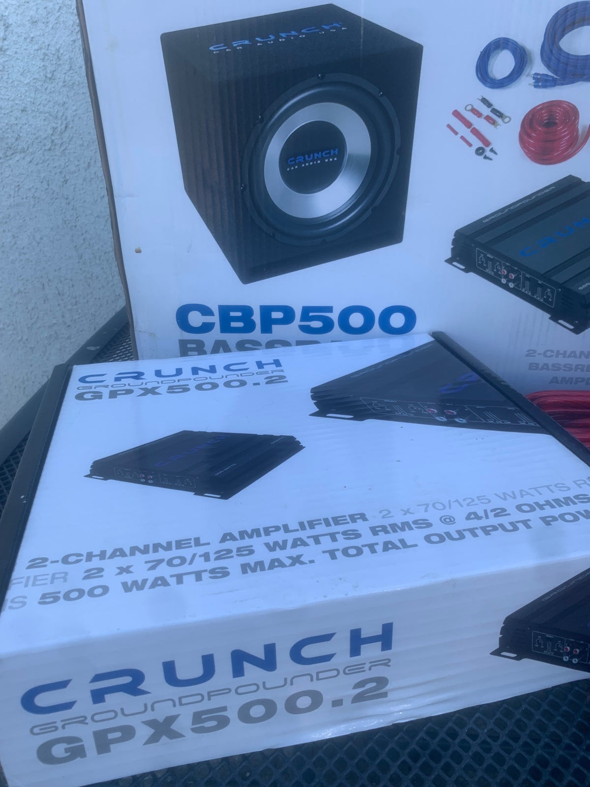 Crunch CPB 500., Subwoofer