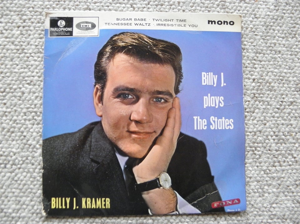 EP, Billy J Kramer with The Dakotas, Billy plays the states