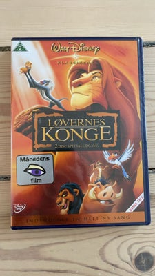 Løvernes konge, instruktør Disney, DVD, animation, Helt ny med plastik om