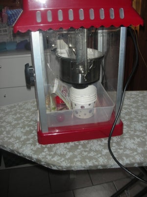 popkornmaskine, Maskine til at lave popkorn.

Købt i Bilka for 400 kr.
Brugt få gange,

Kan afhentes