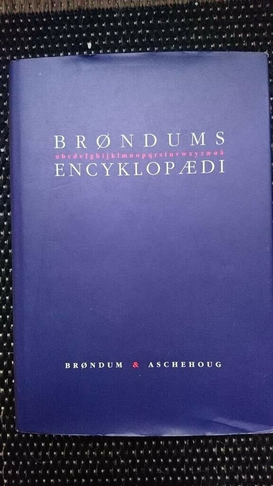 Brøndums encyklopædi, emne: leksikon