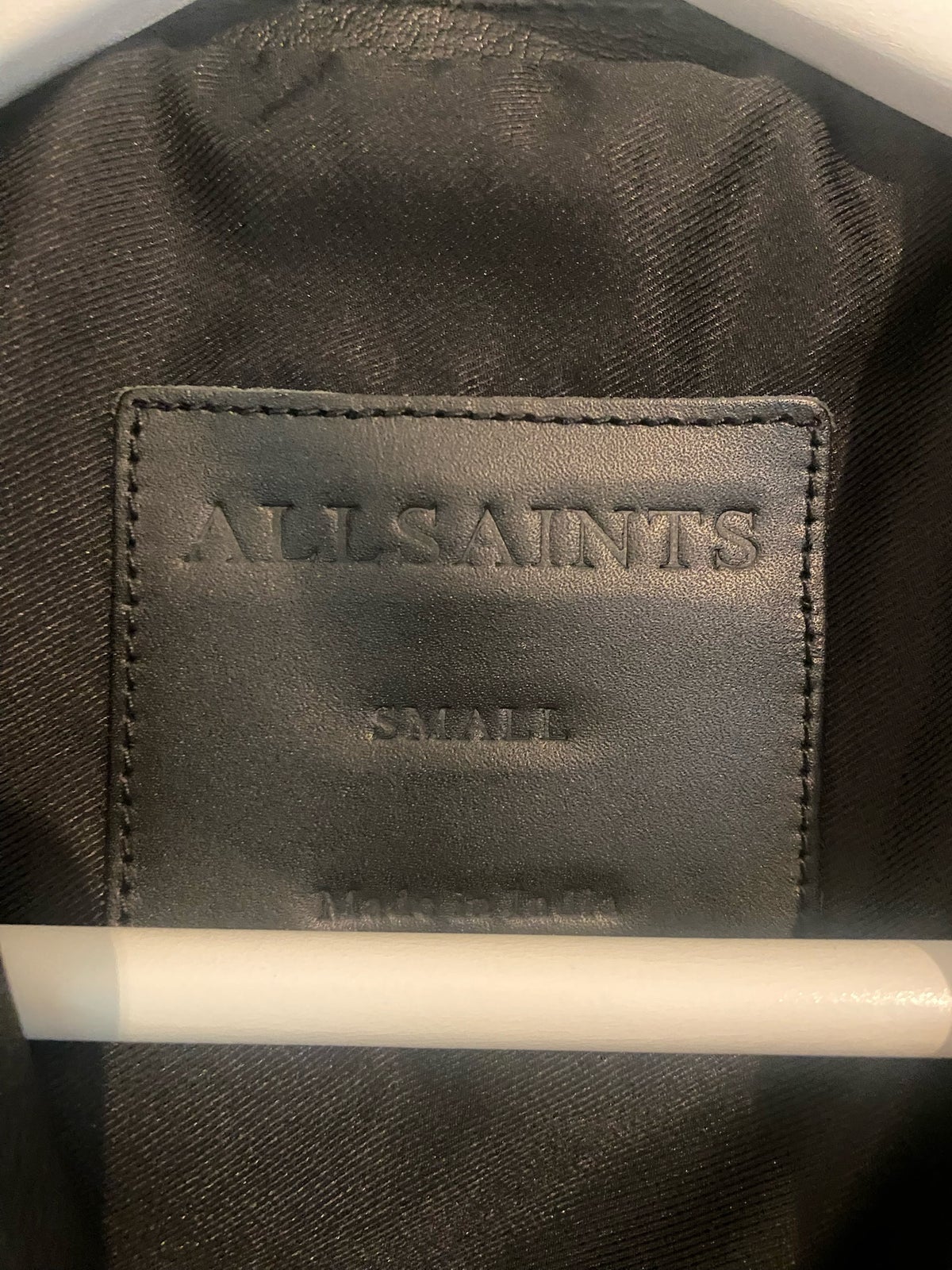 Læderfrakke, str. S, AllSaints