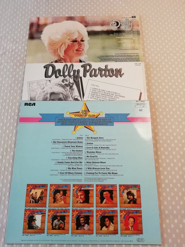 LP, DOLLY PARTON, 3 x ALBUM