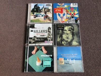 Oasis, Super Furry Animals og The Killers mm.: Be Here Now, Hey Venus og Sam’s Town mm. (6 CD), rock