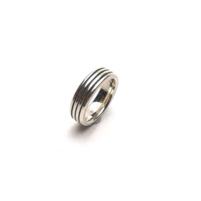Ring, sølv, Vintage sterling sølv ring, En flot sterling sølv ring i kraftig design stemplet EG 925 