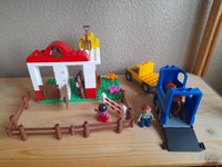 Lego Duplo, 5648 hestestald med bil og trailer