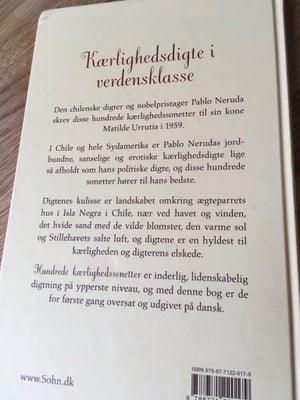 Hundrede kærlighedssonetter, Pablo Neruda, genre digte – dba.dk