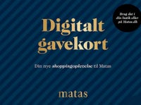Andet, Digitalt gavekort på 1050 kr, Matas