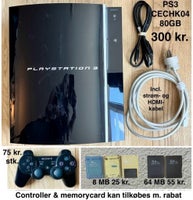 Playstation 3, PS3 CECHK04 + rabat på tilkøbsprodukter,