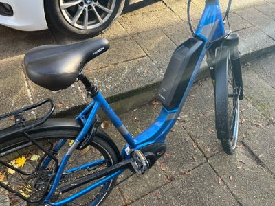 Damecykel,  andet mærke, 50 cm stel, 9 gear, Fin og velholdt elcykel med Bosch centermotor.
Cykler p