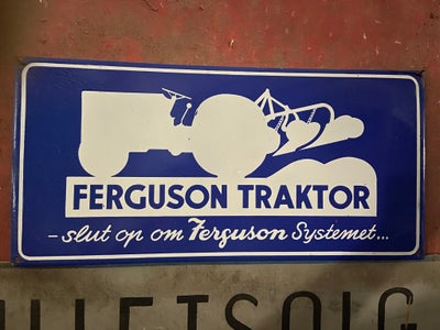Andre samleobjekter, Ferguson traktor emalje skilt