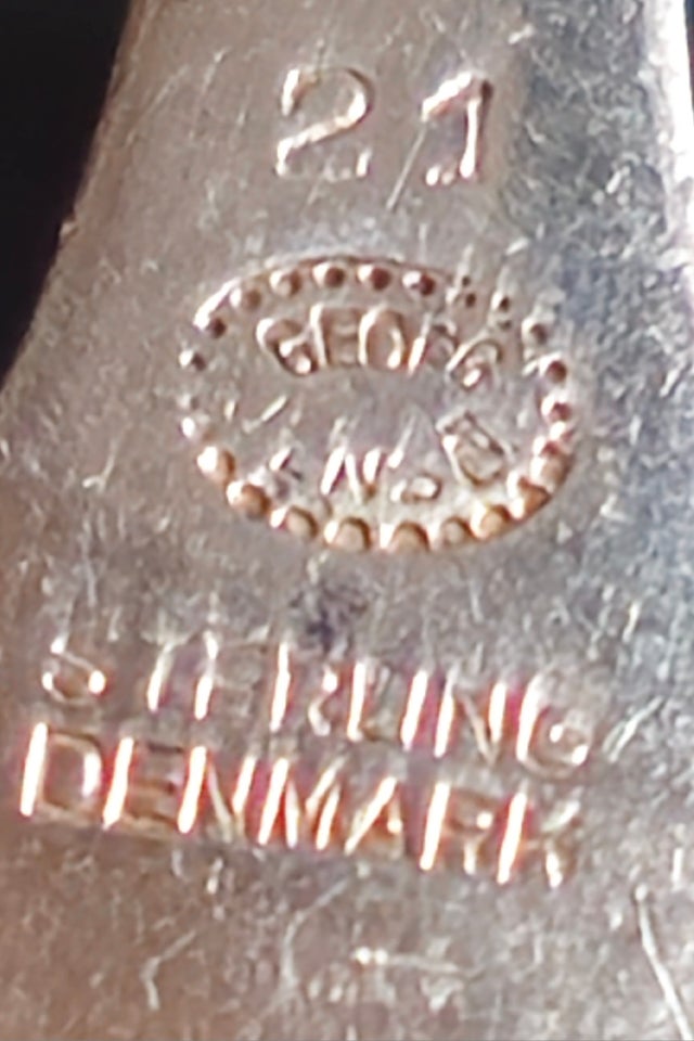 Andet smykke, sølv, Georg Jensen