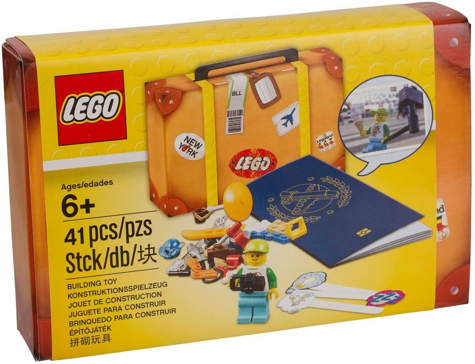 Lego Exclusives, 5004932 Travel Building Suitcase UÅBNET