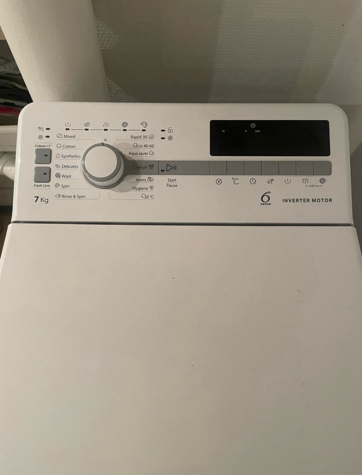 Whirlpool vaskemaskine, TDLR 7221BS EU/N, topbetjent