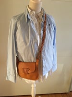 Håndtaske, Vintage håndtaske / skuldertaske i kernelæder