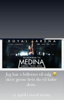 Medina koncertbilletter 12april Royal Arena