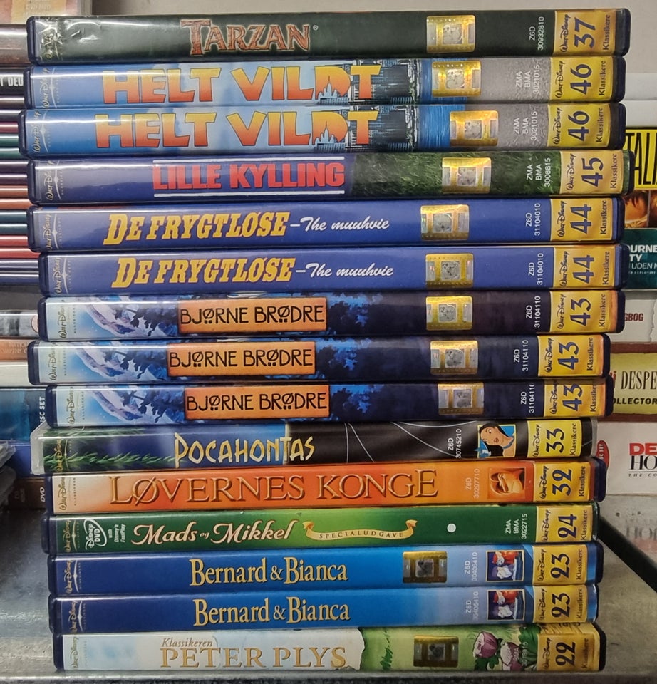 Disney dvd, DVD, tegnefilm