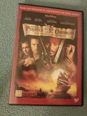 Pirates of the Caribbean, DVD, eventyr, Se også mine andre annoncer.. Har en masse forskelligt til b