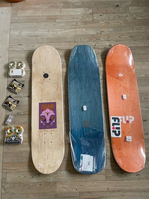 Skateboard, FLIP, HYDROPONIC & TRAP, Har disse nye skareboard’s som har været til pynt og stadig er 