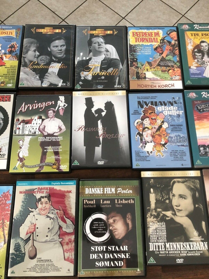 Gamle danske film, DVD, drama