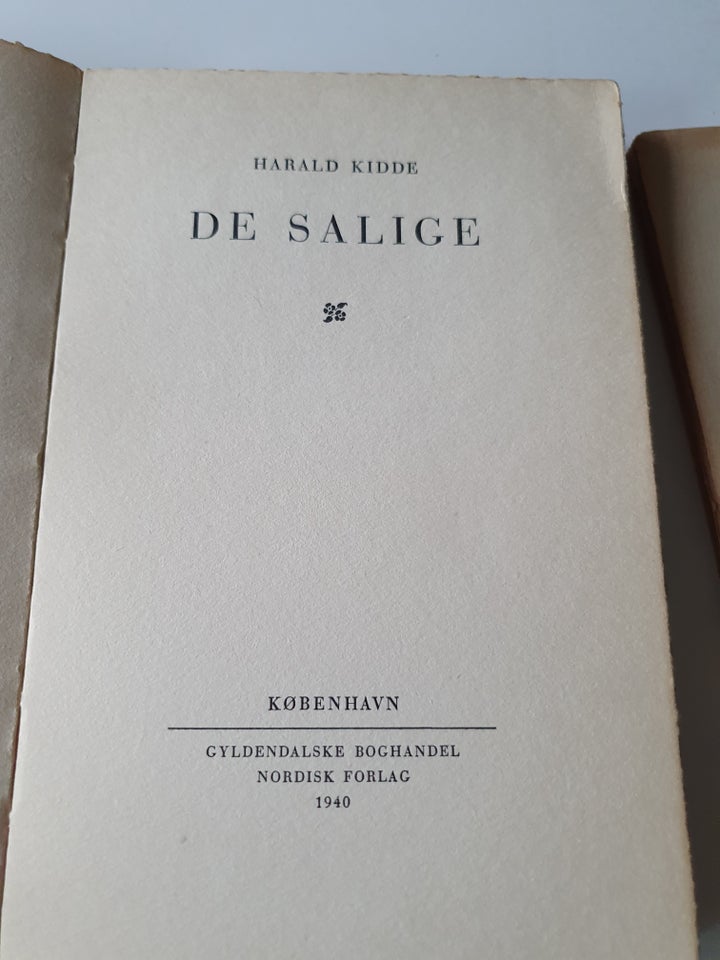 De saglige, Harald Kidde, genre: roman