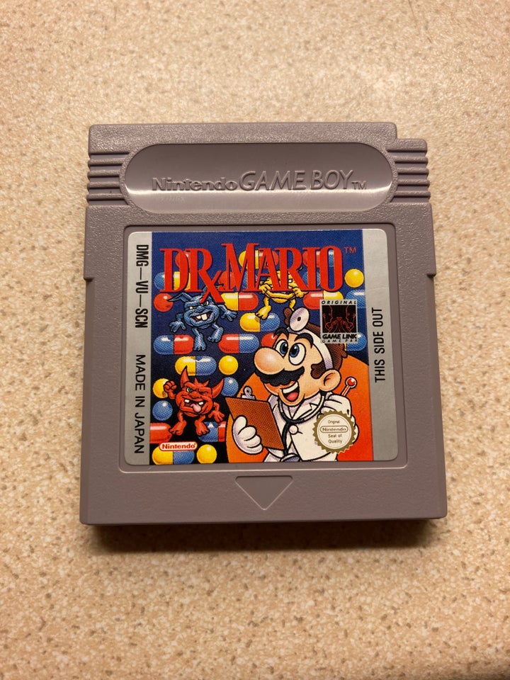 Dr Mario/Mario & Yoshi med plastic case, Gameboy Advance,