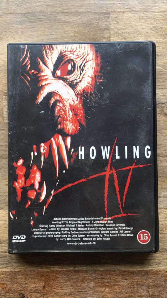 Howling IV, instruktør John Hough, DVD