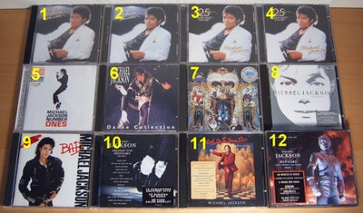 Michael Jackson: 25 Titler, pop, 


CD-albums + Blu-ray + DVD'er med "The King Of Pop".

Der er solo