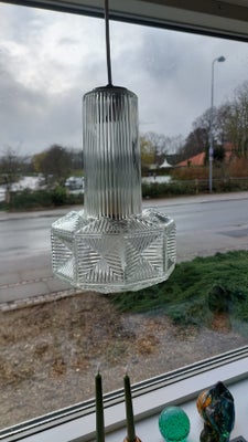 Pendel, Fantastisk flot retro lampe 

I krystal glas 

Art deco stil 
Svensk eller dansk lavet 

Kun