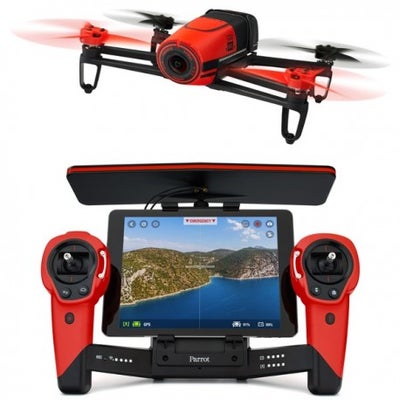 parrot bebop drone, Drone med kasse og sky kontrol