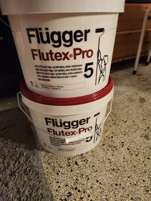 Flügger Pro 5, Flügger, 2 x 10 liter uåbnet liter, Råhvid