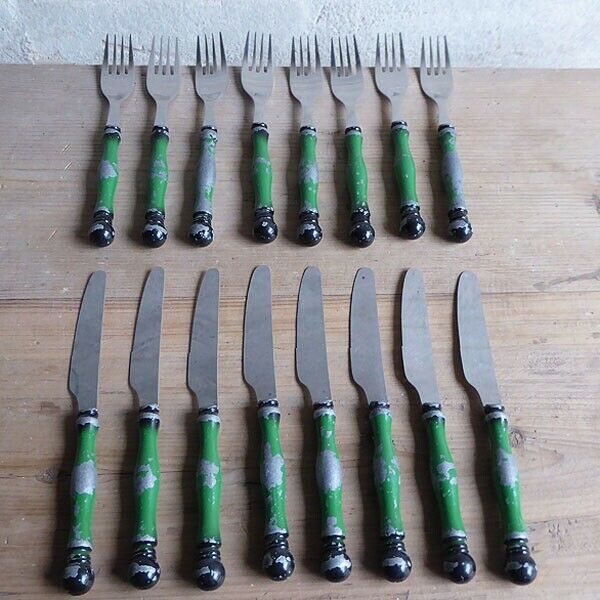 Bestik, 8 stk. gafler og 8 stk. knive, Lalto