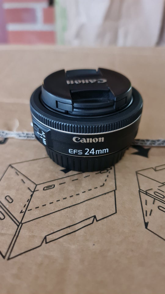 prime, Canon, EF-S 24mm F2.8 STM pancake – dba.dk – Køb og Salg af Nyt og  Brugt